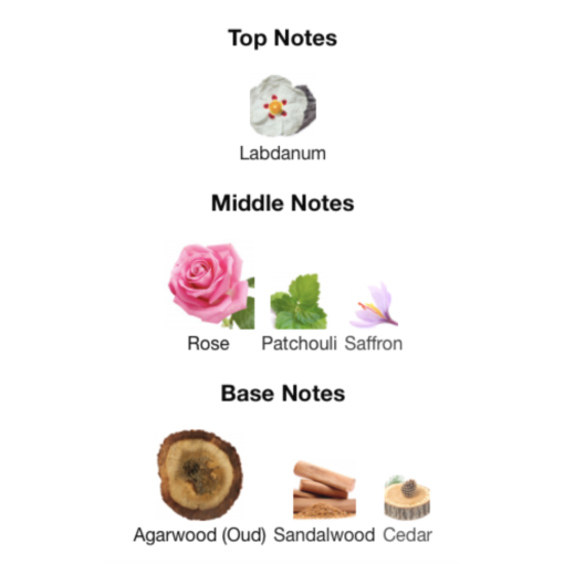 Fragrance notes for Dior Oud Ispahan