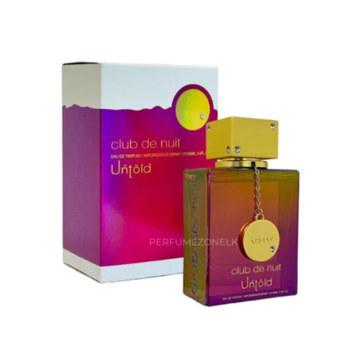 a bottle of perfume in a box. armaf untold 105ml. armaf perfume in Sri Lanka