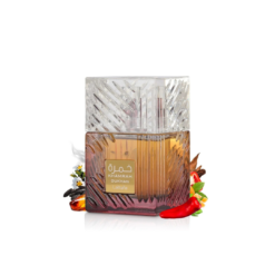 Discover the Elegance of Lattafa Khamrah Dukhan - Unveil a Luxurious Fragrance Experience Indulge in the exquisite allure of Lattafa Khamrah Dukhan, a premium fragrance that defines sophistication and class. This long-lasting, captivating scent combines the richness of oriental and woody notes with the refreshing essence of floral undertones, creating a unique and timeless aroma that leaves a lasting impression. Perfect for both men and women who appreciate high-quality, luxurious perfumes, Lattafa Khamrah Dukhan is an ideal choice for special occasions, everyday wear, or as a signature scent. Crafted by the renowned Lattafa Perfumes, this enchanting fragrance is designed to evoke a sense of confidence, elegance, and mystery. Whether you're attending a formal event, a night out, or simply wish to add a touch of luxury to your day, Lattafa Khamrah Dukhan is the perfect complement to your style. At PerfumeZone.lk, we offer Lattafa Khamrah Dukhan at competitive prices, ensuring that you can experience the splendor of this iconic fragrance from the comfort of your home. Enjoy the ultimate fragrance journey with Lattafa Perfumes, a trusted name in the world of Arabian perfumes. Why Choose Lattafa Khamrah Dukhan? Long-lasting fragrance that lingers throughout the day Elegant and luxurious oriental woody composition Ideal for both men and women Perfect for all occasions, from daily wear to special events Available at affordable prices at PerfumeZone.lk Order your bottle of Lattafa Khamrah Dukhan today and immerse yourself in a world of opulence. Elevate your fragrance collection with this iconic perfume, and experience the magic of Arabian craftsmanship.